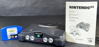 Vintage Nintendo 64 With Tony Hawk Game