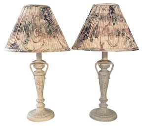 Pair Of Romantic Vintage Table Lamps