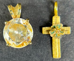 2 Small Gold Charms