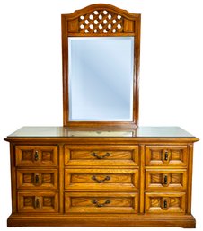 Beautiful Vintage Dixie 'Casa Bonita ' Vanity Dresser