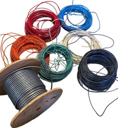 7 Assorted Cable Wire Rolls