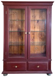 Mastercraft Solid Wood Hutch Cabinet