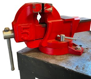 Red Bench Vise