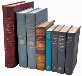 Intellectual Book Lot- Chronology Of The World, History Of English Lit., Papers Of Alexander Hamilton & More!