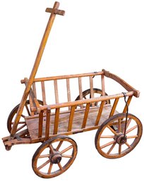 Primitive Vintage Goat Cart