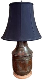 Large Vintage Metal (Copper?) Design Lamp