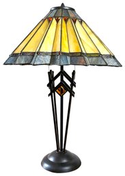 Colour Creations Art Deco Tiffany Style Table Lamp