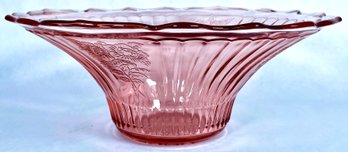 Anchor Hocking Mayfair Open Rose Pink Bowl