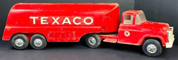 Vintage Red Metal Texaco Truck