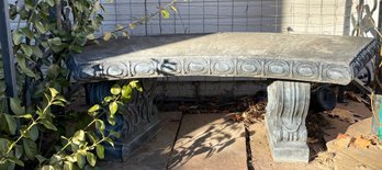 Artistic Concrete Bench