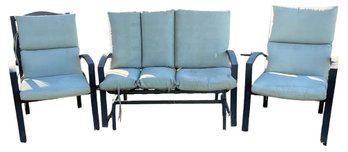 2 Outdoor Oasis Patio Chairs & Loveseat