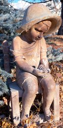 Thoughtful Girl Statue