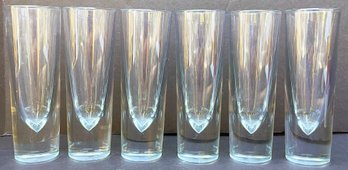 6 Vintage Carlo Moretti Weighted Drinking Glasses