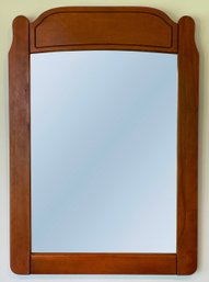 Pretty Vintage Carved Wood Wall Mirror