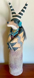 Gorgeous Native American Sculpture, Coyote, As Is