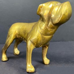 Brass(?) Dog Figurine
