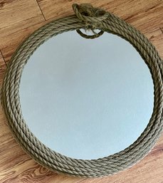 Rope Wrapped Mirror