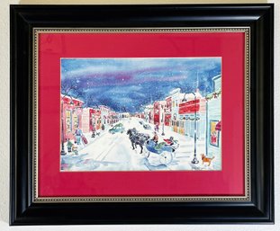 Jane Langdon Framed Winter Art Print