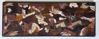 Original Abstract Earth Toned Painting On Canvas