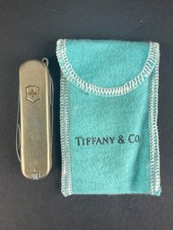 Vintage Tiffany & Co. Sterling And 18k Gold Swiss Army Knife