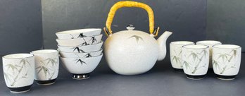 Hand Painted Vintage Japanese Tea Set