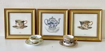 3 Prints & 2 Teacups