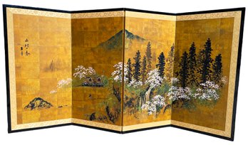 Wow! Vintage Japanese 4-Panel Landscape