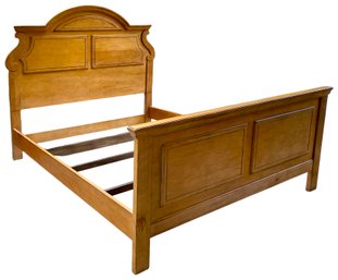 Vintage Drexel American Themes Queen Headboard & Bed Frame