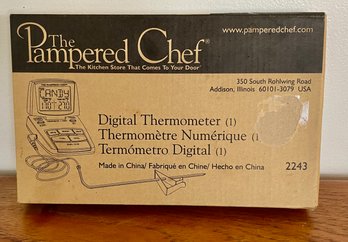 Pampered Chef Digital Thermometer In Box