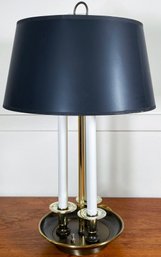 3 Bulb Brass Bottom Desk Lamp