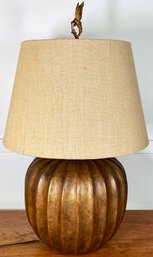 Vintage Golden Gourd Table Lamp