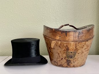 Antique Miller Top Hat In Original Box