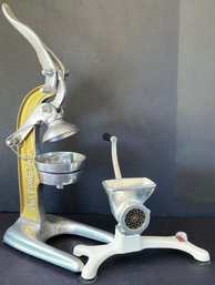 Art Metal Juicer & ChopRite Grinder