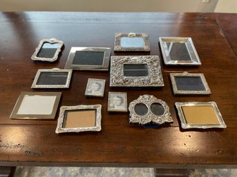 Lot Of Silver Frames - 13 Frames