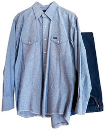Men's Wrangler Snappy Western Shirt & Jeans