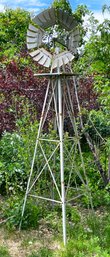 Cool Large Metal Garden Windmill, Read Description