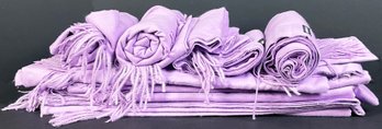 13 Lavender Cashmere Scarves