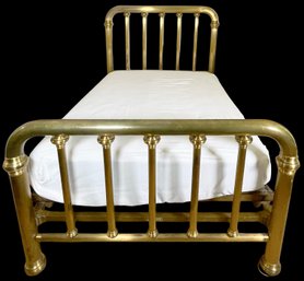 Stunning Vintage Simmons Full Brass Bed Frame