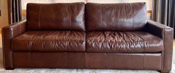Marshfield Furniture Brown Leather Sofa (1 Of 2)