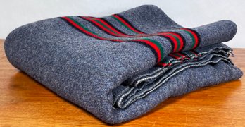 Vintage Striped Wool Blanket