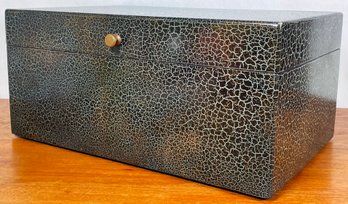 Cool Vintage Wooden Crackle Trunk