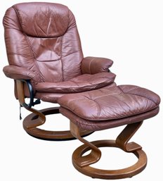 Palliser Furniture Stressless Style Recliner & Ottoman