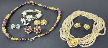 Vintage Costume Jewelry Including Coro & Trifari