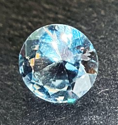 Sky Blue Topaz Round Faceted Gemstone