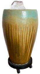Tall Glazed Planter Pot