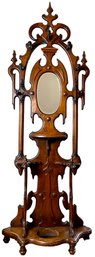 Antique Victorian Style Mirrored Wall Tree