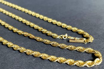 14K Gold Twist Necklace