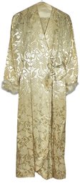 Glamorous Vintage 1970s Kimono Style Housecoat