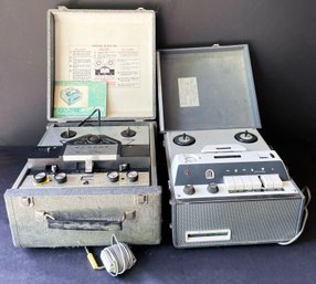 Vintage Webcor Music Man Reel To Reel & Recorder And Concord Transistorized 220