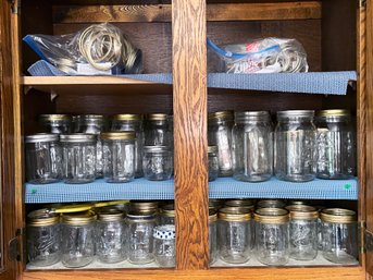 Collection Of Mason Jars